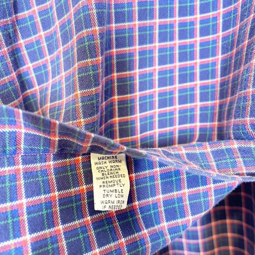 Polo Ralph Lauren Size XL Plaid Button Down Shirt Cotton Long Sleeve Classic Fit